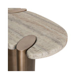 Konsolentisch Arcadia aus Eisen und Travertin in grau, 140x45x76 cm von Richmond Interiors – Bild 7