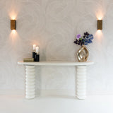 Konsolentisch Bloomstone in weiß, 170x40x82 cm von Richmond Interiors – Bild 13