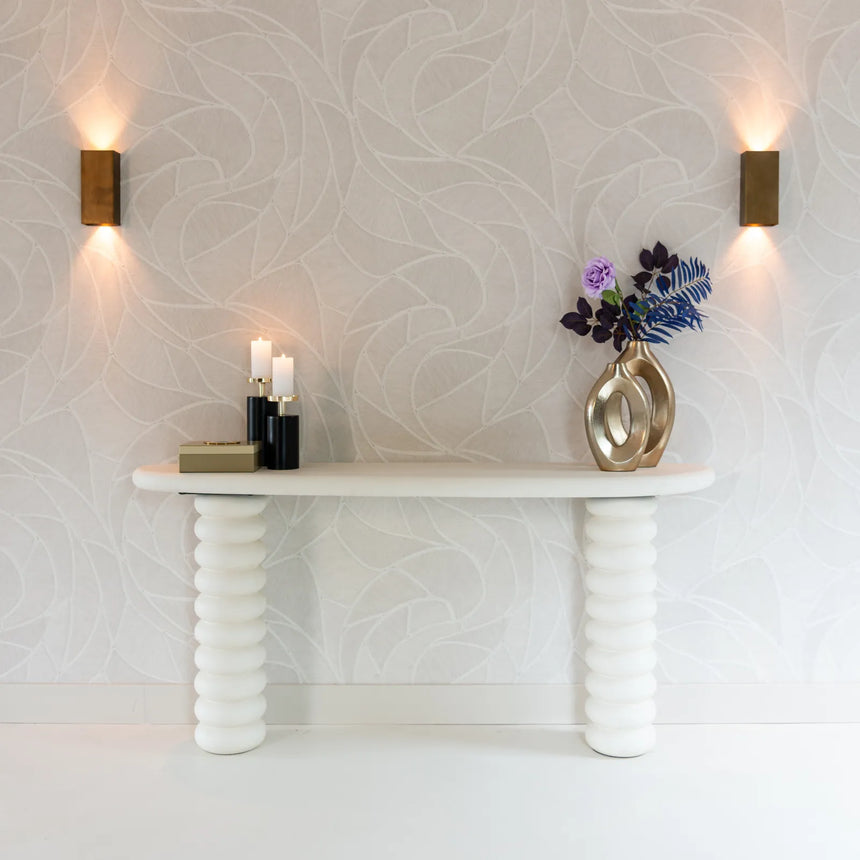 Konsolentisch Bloomstone in weiß, 170x40x82 cm von Richmond Interiors – Bild 13