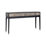 Konsolentisch Bloomville in messingfarben mit Rochenhautoptik, 165x40x92 cm von Richmond Interiors – Bild 1