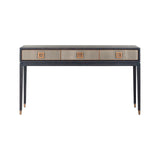 Konsolentisch Bloomville in messingfarben mit Rochenhautoptik, 165x40x92 cm von Richmond Interiors – Bild 3