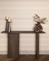 Konsolentisch Castello aus Eichenholz in rauchanthrazit, 130x35x78 cm von Richmond Interiors – Bild 2