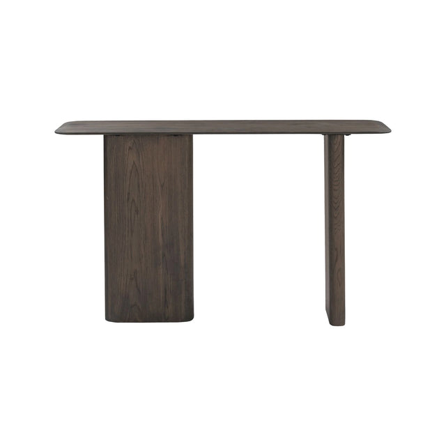 Konsolentisch Castello aus Eichenholz in rauchanthrazit, 130x35x78 cm von Richmond Interiors – Bild 4