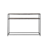 Konsolentisch Chandon aus Aluminium und Eisen in champagnergold, 119x30x81 cm von Richmond Interiors – Bild 5