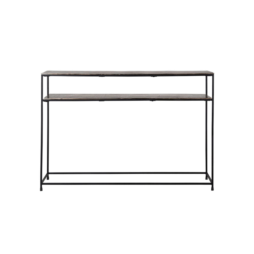 Konsolentisch Chandon aus Aluminium und Eisen in champagnergold, 119x30x81 cm von Richmond Interiors – Bild 5