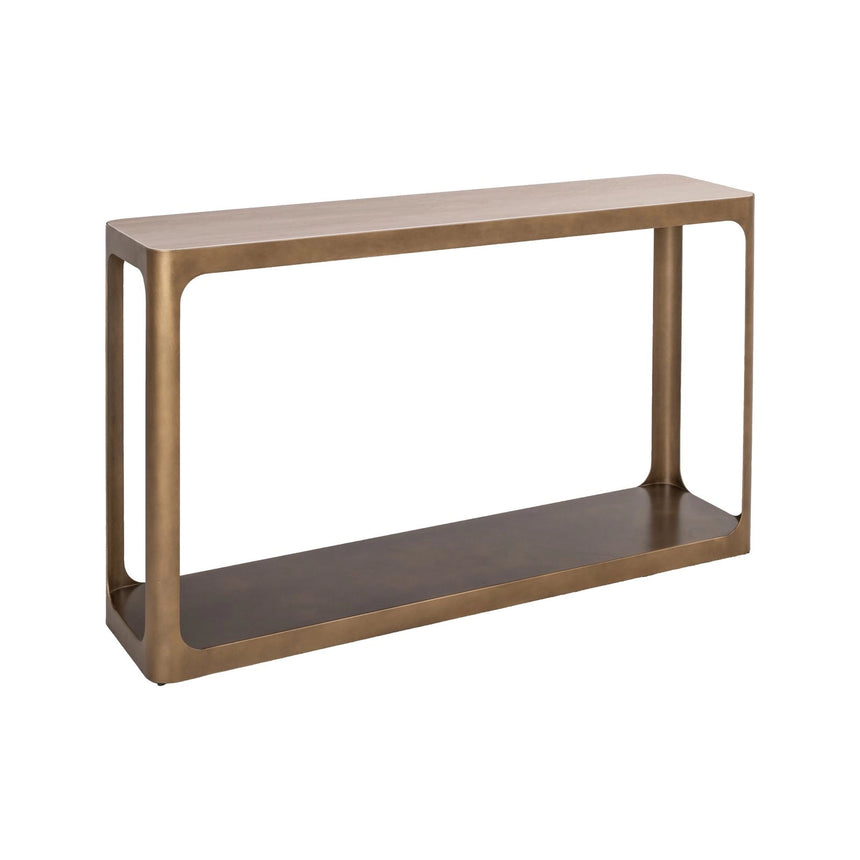 Konsolentisch Claridge in beige, 140x35x80 cm von Richmond Interiors – Bild 1