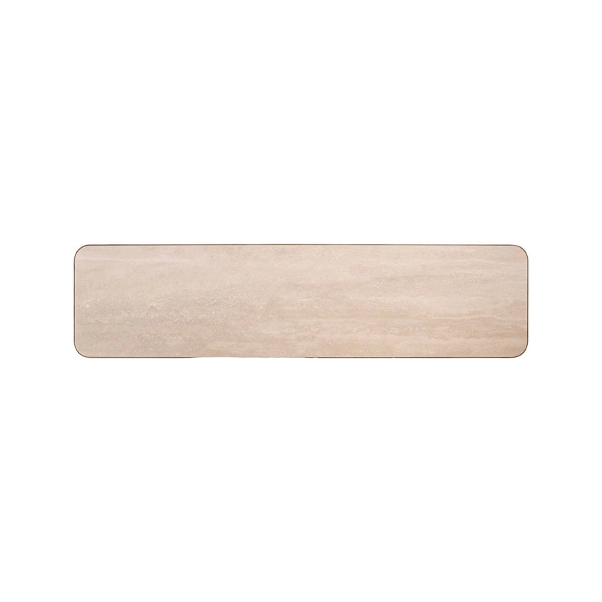 Konsolentisch Claridge in beige, 140x35x80 cm von Richmond Interiors – Bild 5