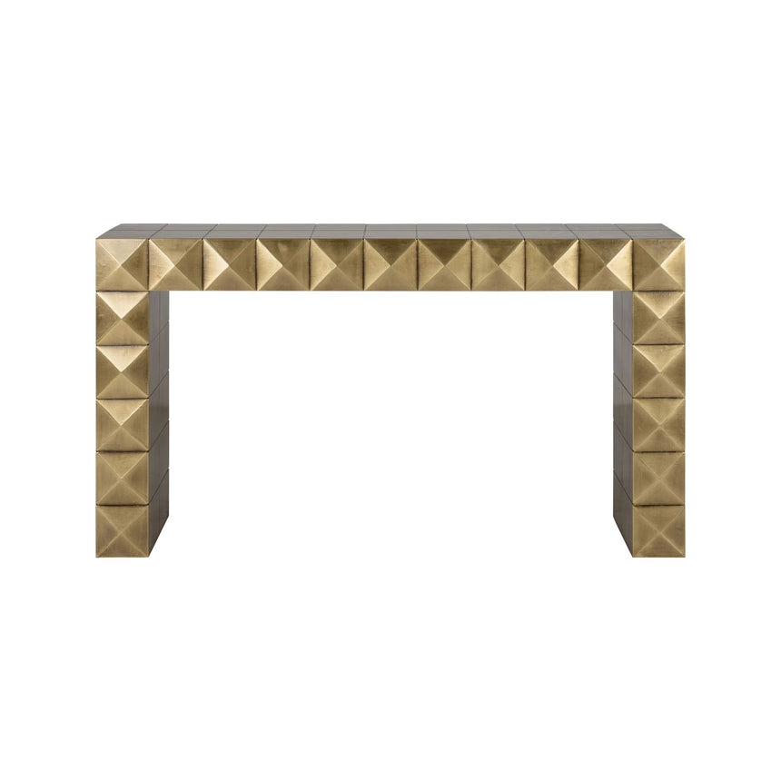 Konsolentisch Collada in brushed gold, 138x36x76 cm von Richmond Interiors – Bild 3