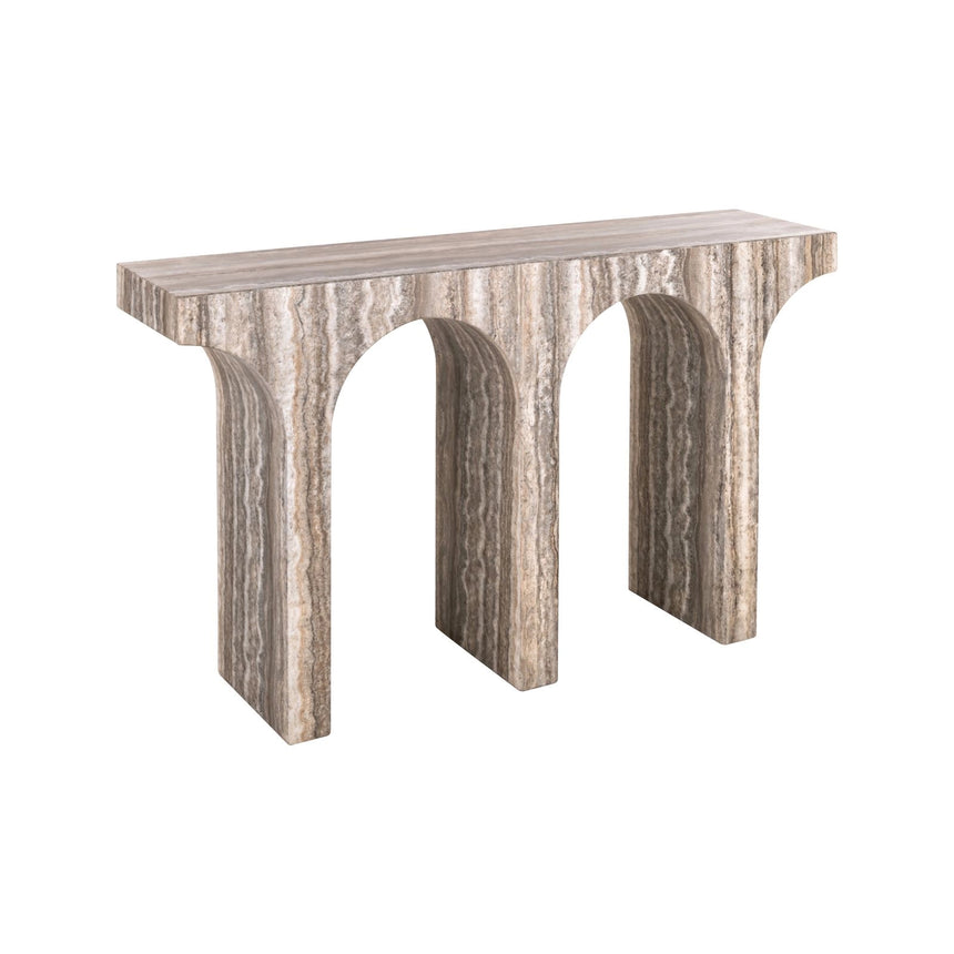 Konsolentisch Dulce in grau, 140x35x80 cm von Richmond Interiors – Bild 1