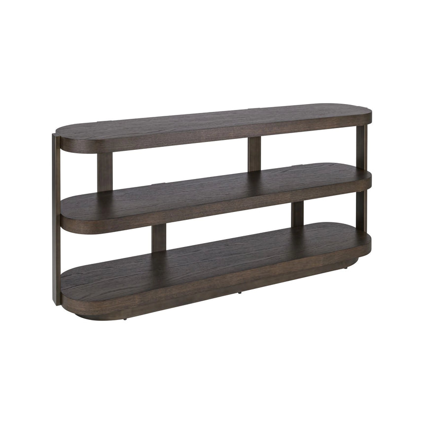 Konsolentisch Ellington mit Eichenfurnier in braun, 160x40x75 cm von Richmond Interiors – Bild 1