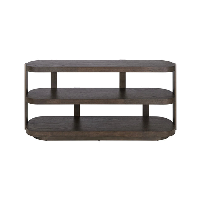 Konsolentisch Ellington mit Eichenfurnier in braun, 160x40x75 cm von Richmond Interiors – Bild 2