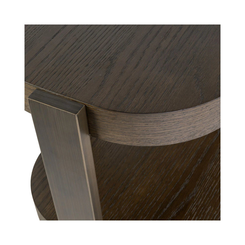 Konsolentisch Ellington mit Eichenfurnier in braun, 160x40x75 cm von Richmond Interiors – Bild 7