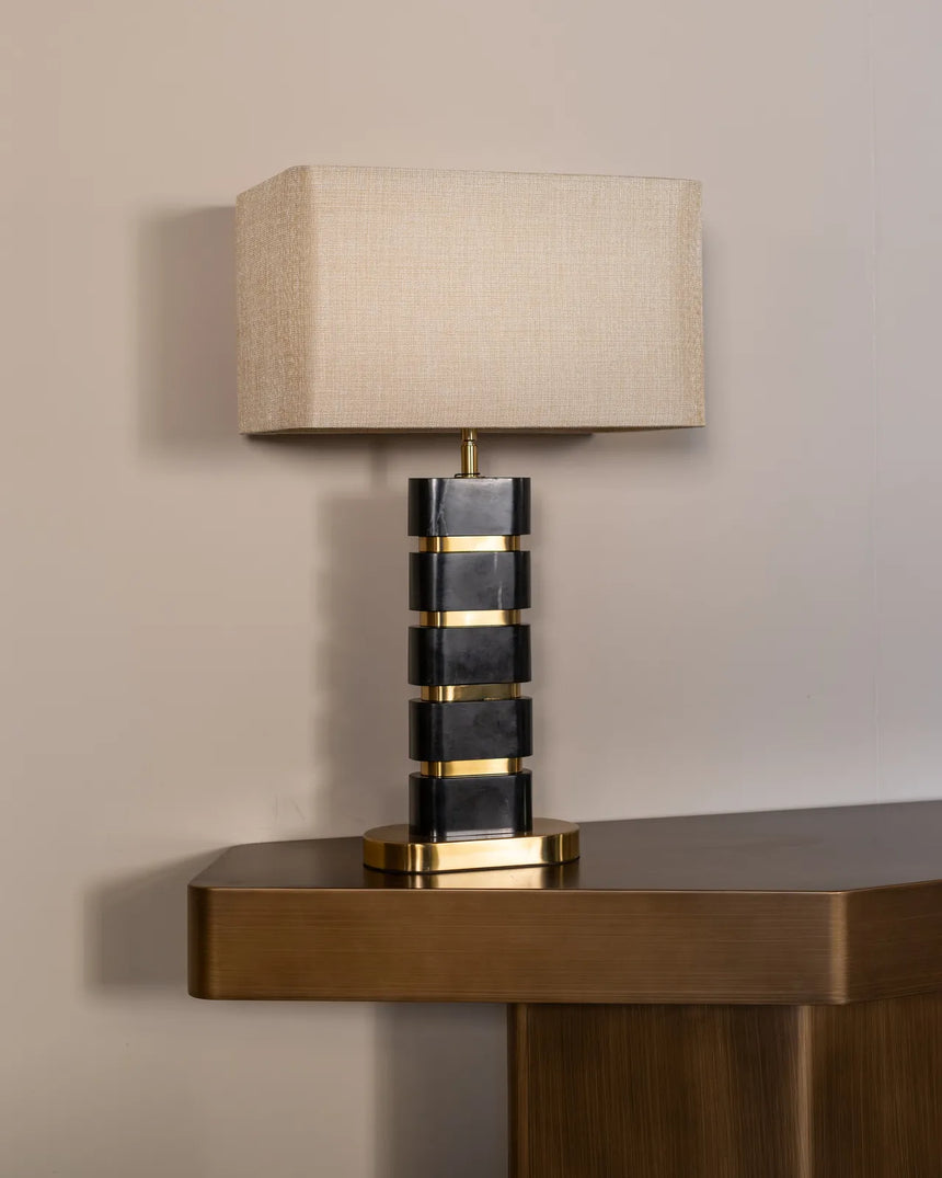 Konsolentisch Hexa aus Eisen in brushed gold, 150x40x75 cm von Richmond Interiors – Bild 2