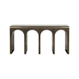 Konsolentisch Les Arcs in brushed gold, 160x45x76 cm von Richmond Interiors – Bild 2
