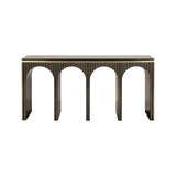 Konsolentisch Les Arcs in brushed gold, 160x45x76 cm von Richmond Interiors – Bild 2