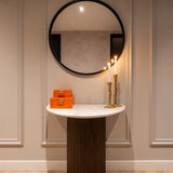 Konsolentisch Mayfield mit Morchana-Marmor in braun, 90x45x80 cm von Richmond Interiors – Bild 15