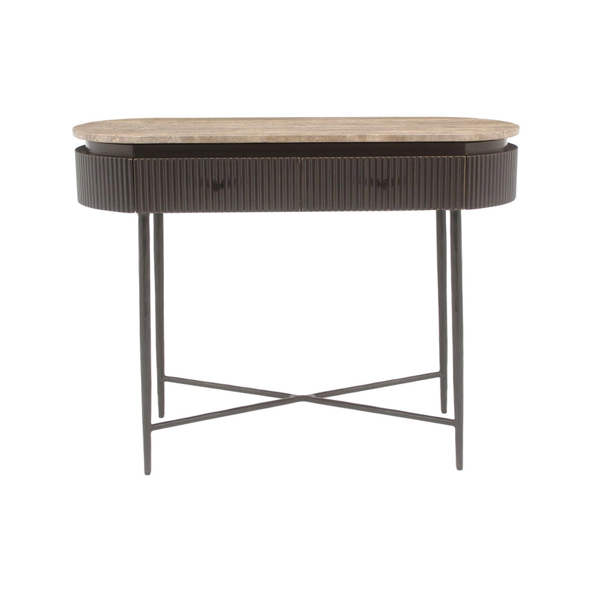 Konsolentisch Russo in aschbraun, 100x40x76 cm von Richmond Interiors – Bild 3