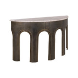 Konsolentisch Sanchis in antikmessing, 141x42x76 cm von Richmond Interiors – Bild 1