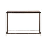 Konsolentisch Villano aus Glas und Eisen in bronze, 110x29x75 cm von Richmond Interiors – Bild 2