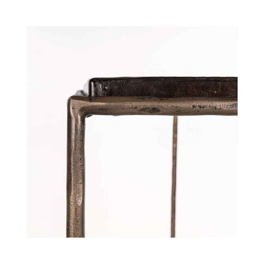 Konsolentisch Villano aus Glas und Eisen in bronze, 110x29x75 cm von Richmond Interiors – Bild 6