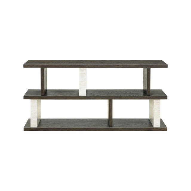 Konsolentisch Waldorf mit Eichenfurnier in braun, 171x40x83 cm von Richmond Interiors – Bild 3