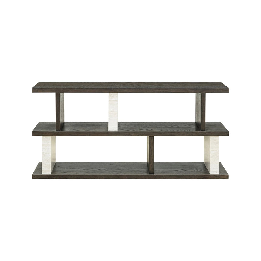 Konsolentisch Waldorf mit Eichenfurnier in braun, 171x40x83 cm von Richmond Interiors – Bild 3