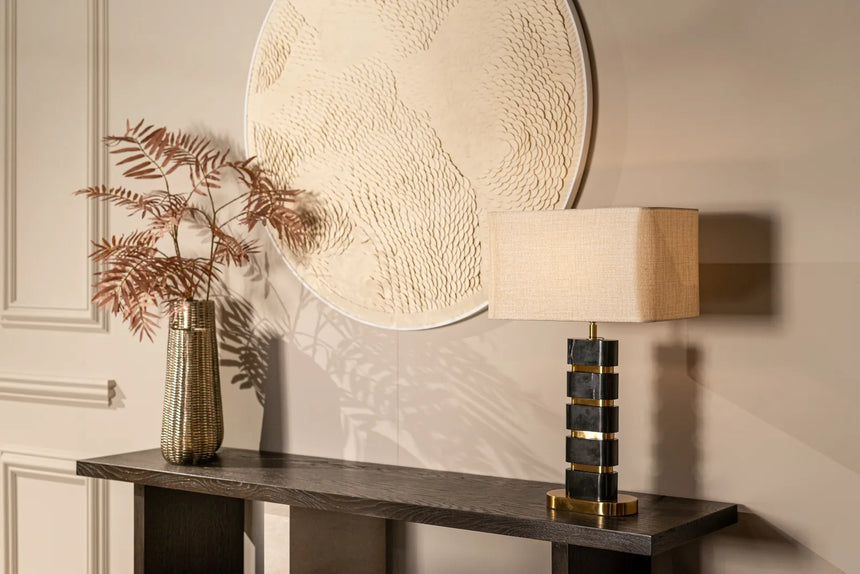 Konsolentisch Waldorf mit Eichenfurnier in braun, 171x40x83 cm von Richmond Interiors – Bild 9