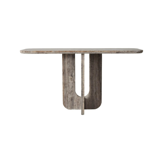 Konsolentisch Westin aus Travertin in grau, 140x45x80 cm von Richmond Interiors – Bild 2
