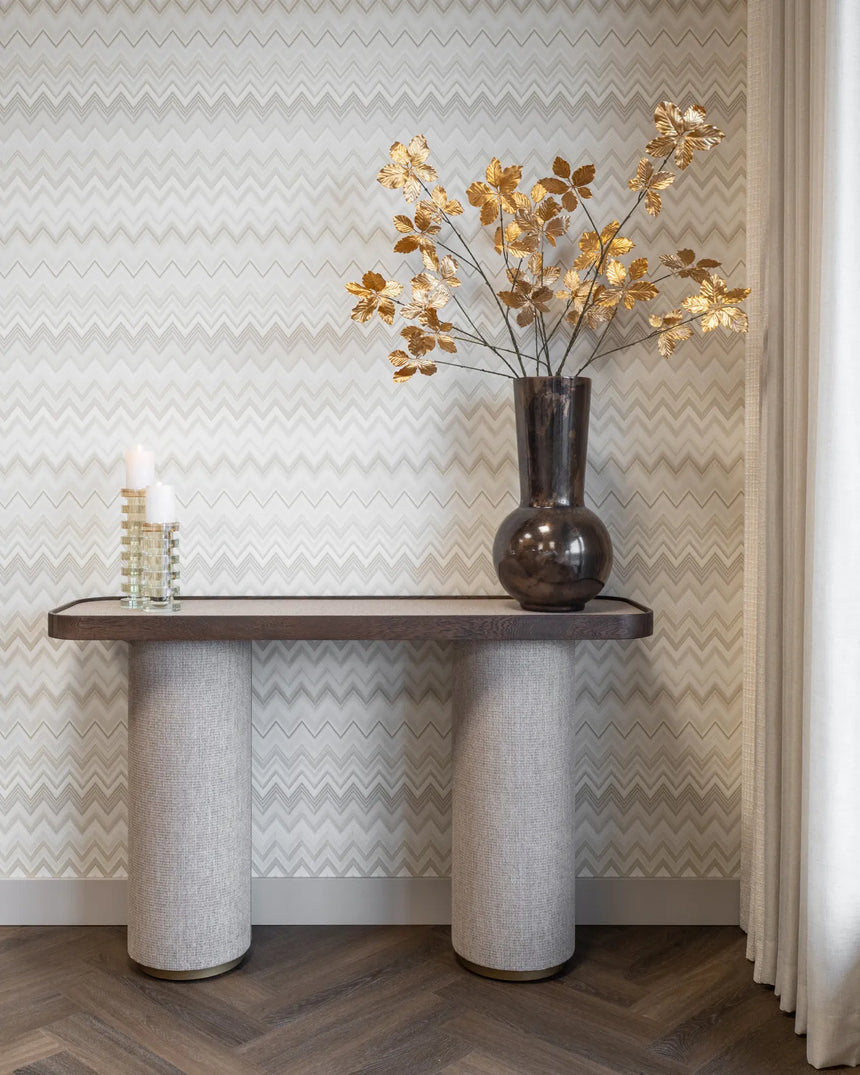 Konsolentisch Willox in beige, 140x40x85 cm von Richmond Interiors – Bild 11