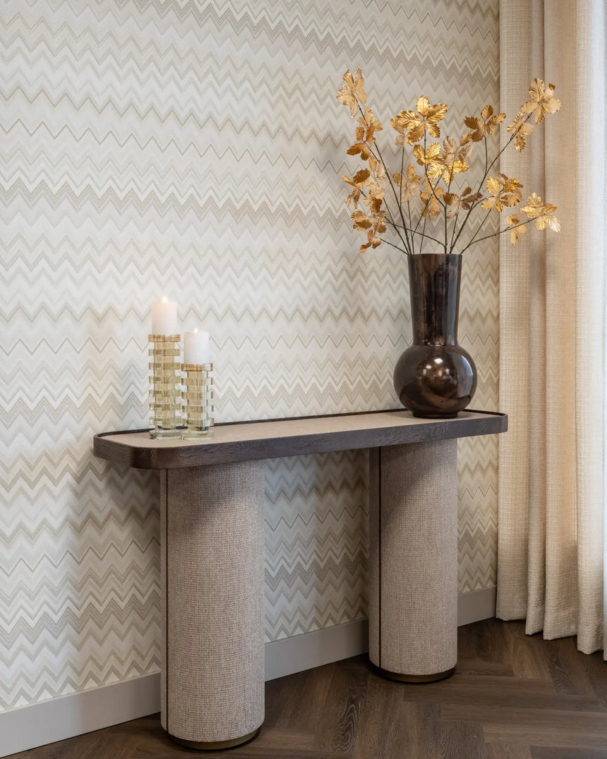 Konsolentisch Willox in beige, 140x40x85 cm von Richmond Interiors – Bild 2