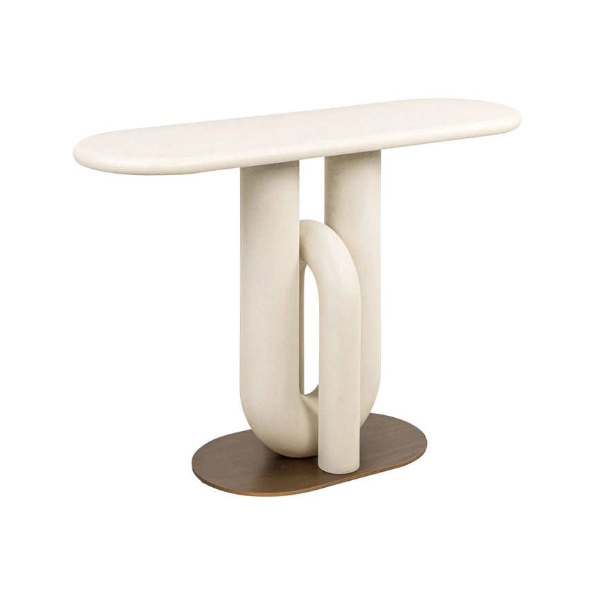 Konsolentisch Winslow in weiß, 130x42x86 cm von Richmond Interiors – Bild 1