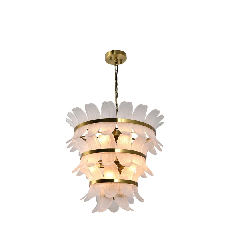 Kronleuchter Ameline brass antique aus Glas, 60x60x56 cm von Richmond Interiors – Produktbild 1