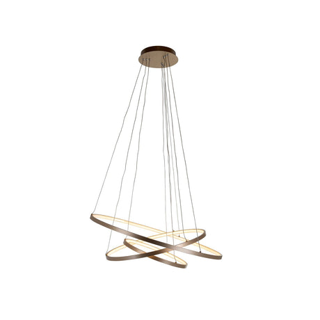 Kronleuchter Amira in gold aus Aluminium, 80x80x110 cm von Richmond Interiors – Produktbild 1