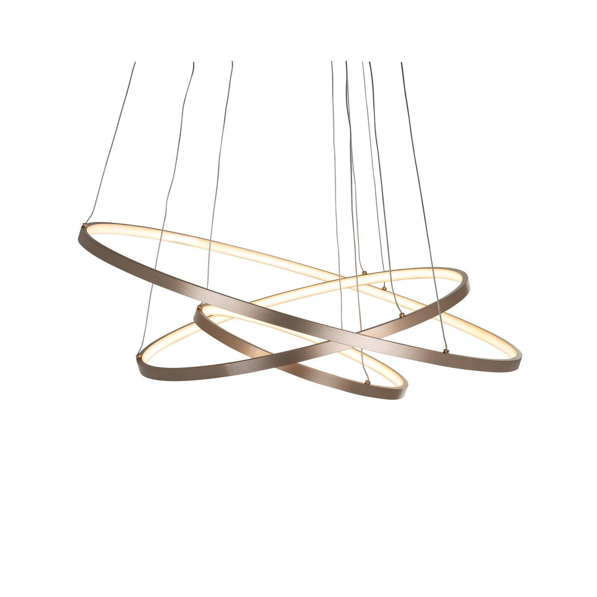 Kronleuchter Amira in gold aus Aluminium, 80x80x110 cm von Richmond Interiors – Produktbild 2