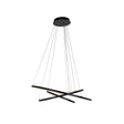 Kronleuchter Amira in schwarz aus Aluminium, 80x80x110 cm von Richmond Interiors – Produktbild 1