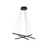 Kronleuchter Amira in schwarz aus Aluminium, 80x80x110 cm von Richmond Interiors – Produktbild 1