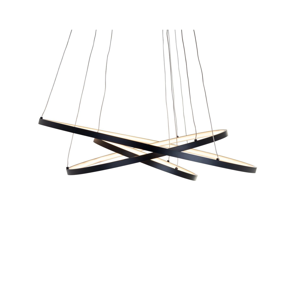 Kronleuchter Amira in schwarz aus Aluminium, 80x80x110 cm von Richmond Interiors – Produktbild 2