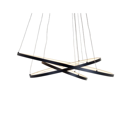 Kronleuchter Amira in schwarz aus Aluminium, 80x80x110 cm von Richmond Interiors – Produktbild 2