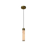 Kronleuchter Auralith in Brass antik aus Alabaster, 12x12x120 cm von Richmond Interiors – Produktbild 1