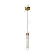 Kronleuchter Auralith in Brass antik aus Alabaster, 12x12x120 cm von Richmond Interiors – Produktbild 2