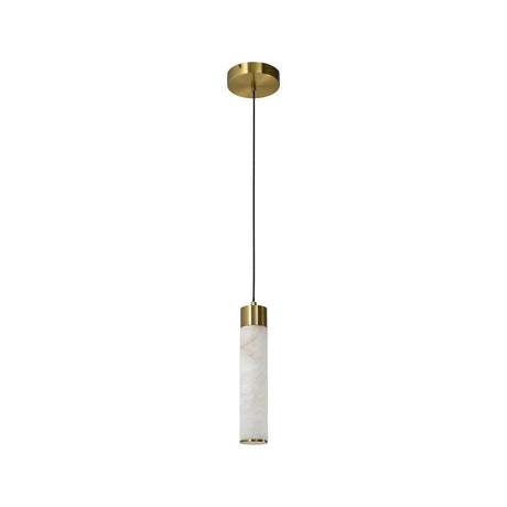 Kronleuchter Auralith in Brass antik aus Alabaster, 12x12x120 cm von Richmond Interiors – Produktbild 2