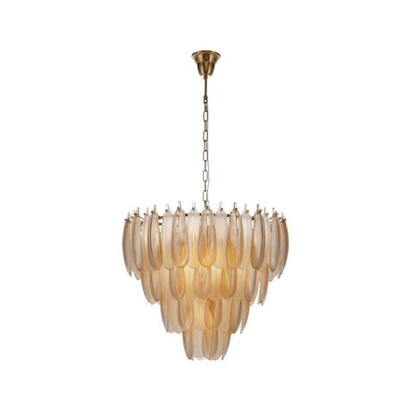 Kronleuchter Chloe in gold aus Glas und Eisen, 60x60x55 cm von Richmond Interiors – Produktbild 2