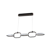 Kronleuchter Layn in kupfer aus Aluminium, 92x13,5x140 cm von Richmond Interiors – Produktbild 2