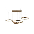 Kronleuchter Lilou Brushed Gold von Richmond Interiors – Produktbild 1