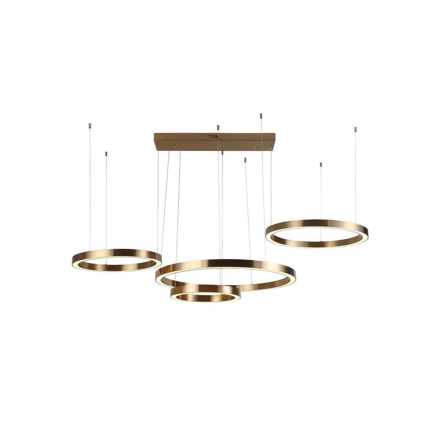 Kronleuchter Lilou Brushed Gold von Richmond Interiors – Produktbild 1