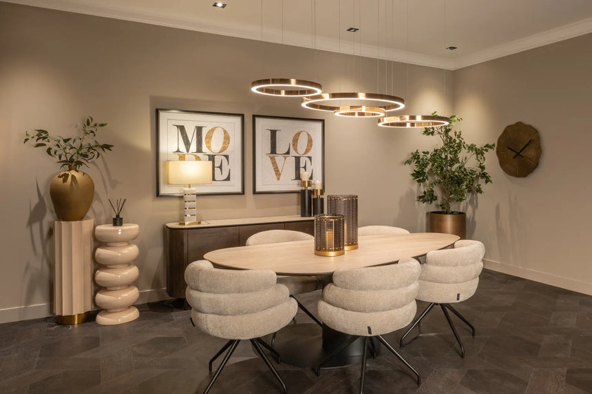 Kronleuchter Lilou Brushed Gold von Richmond Interiors – Produktbild 3