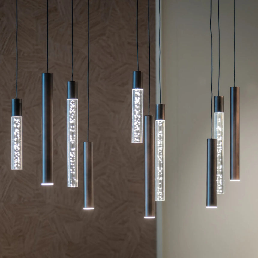 Kronleuchter Oxley in kupfer aus Eisen, 115x40x200 cm von Richmond Interiors – Produktbild 5