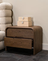 Nachttisch Bedford in braun mit 2 Schubladen, 66x42x50 cm von Richmond Interiors – Bild 6