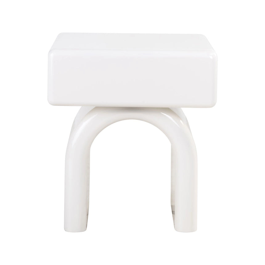 Nachttisch Bennet in coconut milk mit 1 Schublade, 50x40x57 cm von Richmond Interiors – Bild 3
