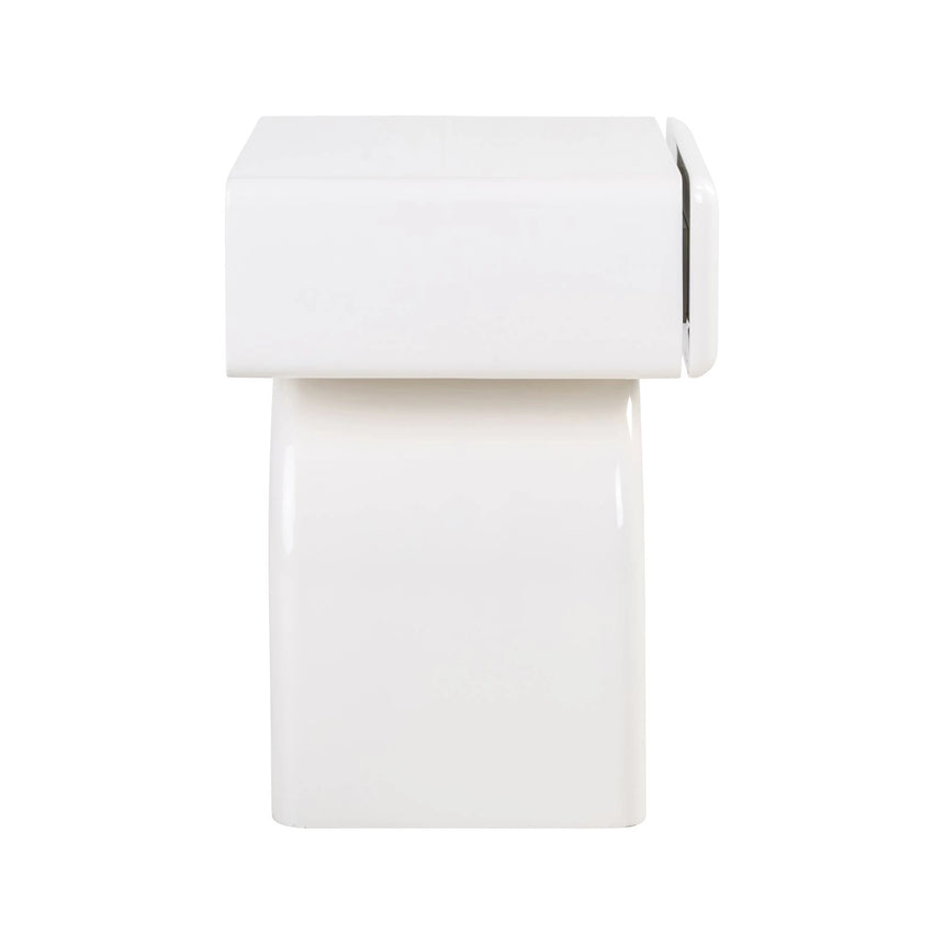 Nachttisch Bennet in coconut milk mit 1 Schublade, 50x40x57 cm von Richmond Interiors – Bild 4